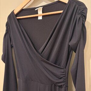 H&M Black Longsleeve Jumpsuit | Size S